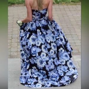 Floral prom dress